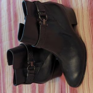 Coach leather booties